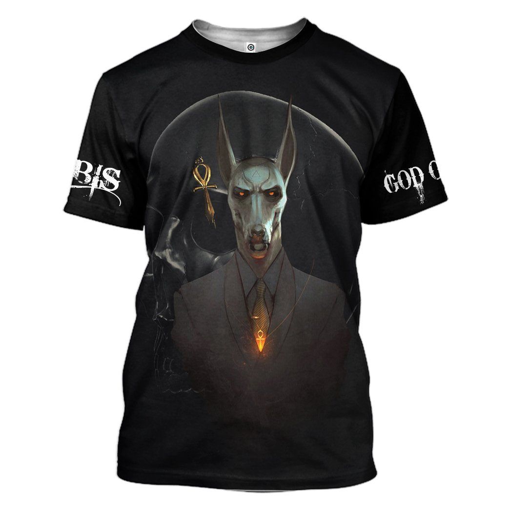 GearHuman 3D Gentle Anubis Custom Shirt GR06019 3D Apparel T-Shirt S 