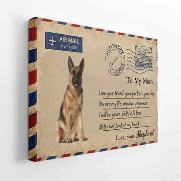 Gearhumans 3D German Shepherd You Are My Life Canvas