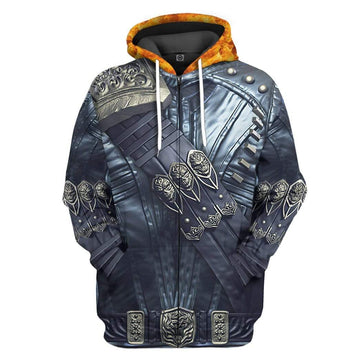 Gearhumans 3D Ghost Rider Costume Hoodie Apparel