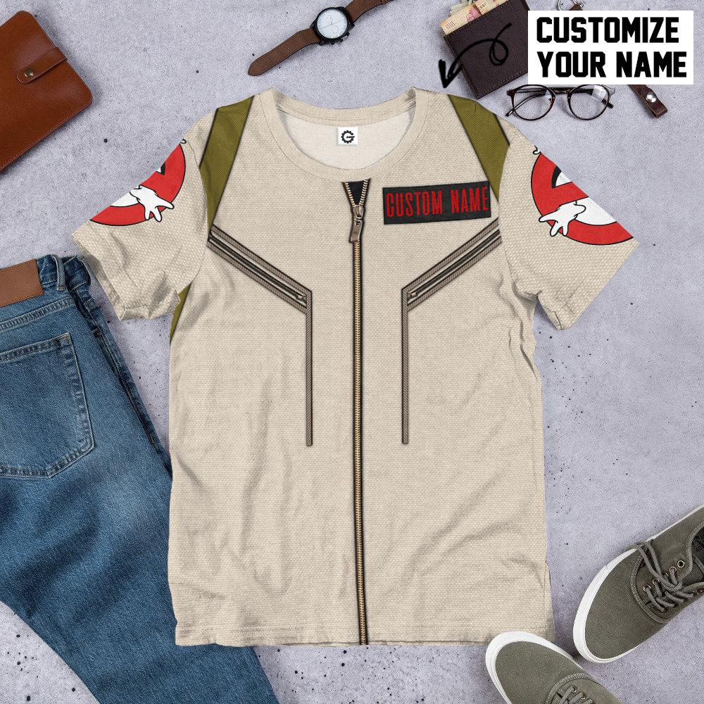 Gearhuman 3D Ghostbusters Venkman Hero Custom Name Tshirt Hoodie Apparel GV180114 3D Apparel 