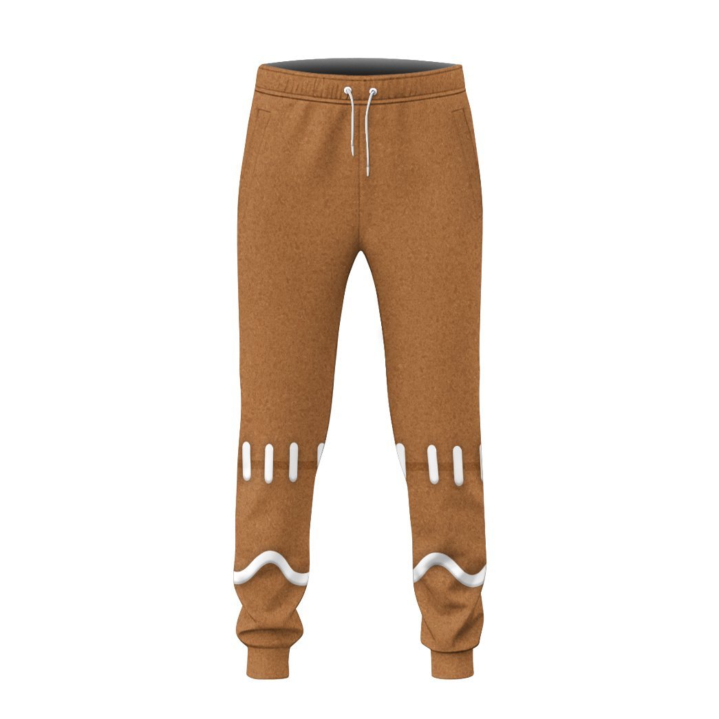 Gearhuman 3D Gingerbread Man Pants Custom Sweatpants Apparel GC10112 Sweatpants 