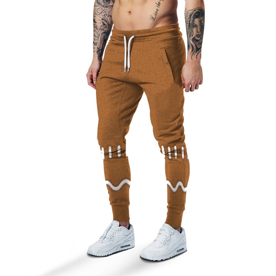 Gearhuman 3D Gingerbread Man Pants Custom Sweatpants Apparel GC10112 Sweatpants Sweatpants S 