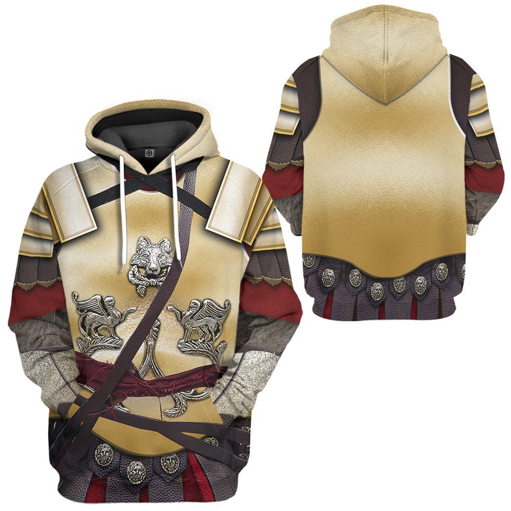 Gearhuman 3D Gladiator 2000 Maximus Decimus Meridius Cosplay Tshirt Hoodie Apparel GV190214 3D Apparel