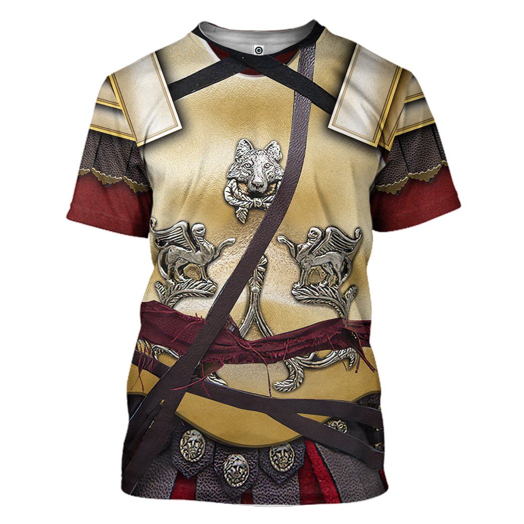 Gearhuman 3D Gladiator 2000 Maximus Decimus Meridius Cosplay Tshirt Hoodie Apparel GV190214 3D Apparel T-Shirt S