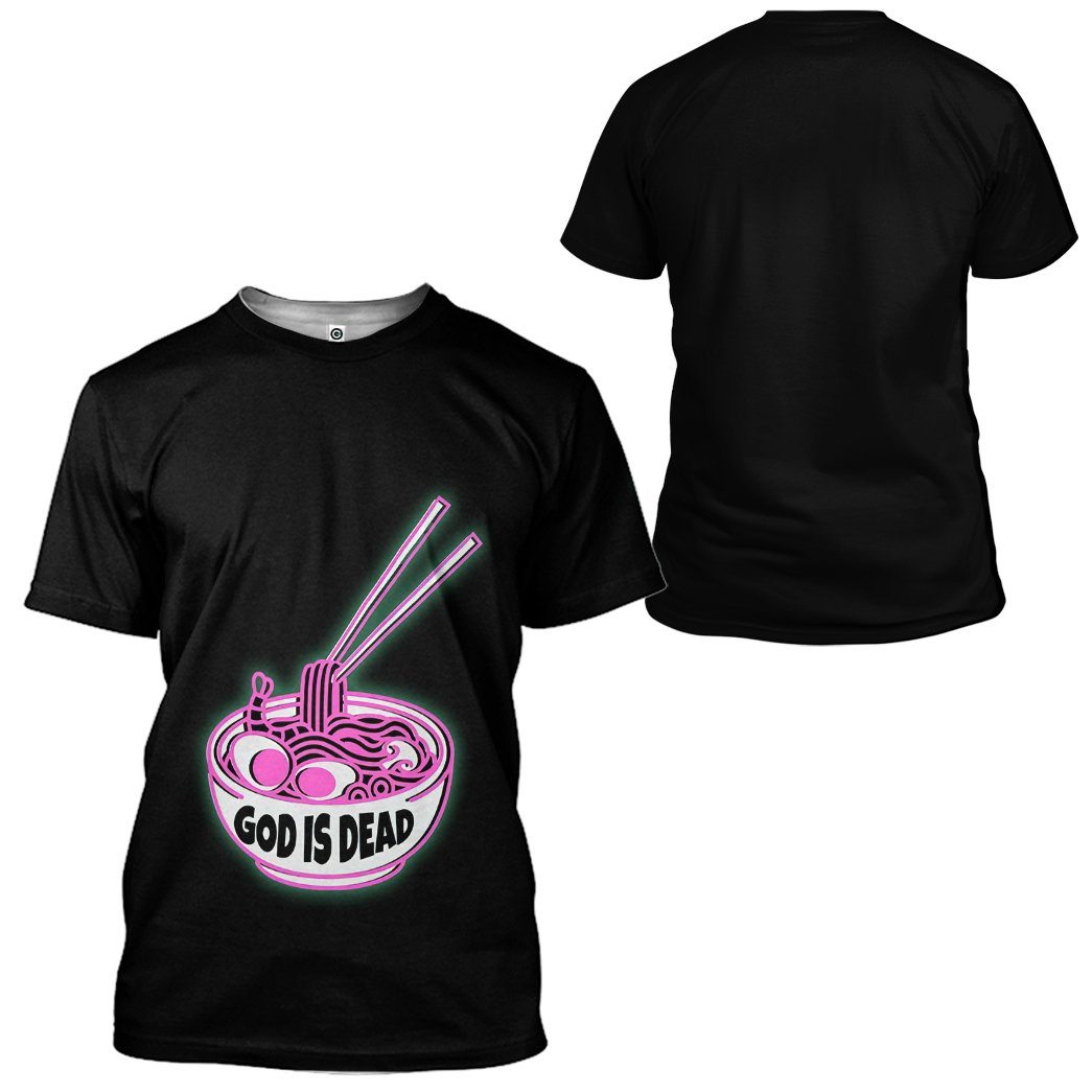 GearHuman 3D God is Dead Glow In The Dark Jumper Custom Shirt GR08123 3D Apparel 