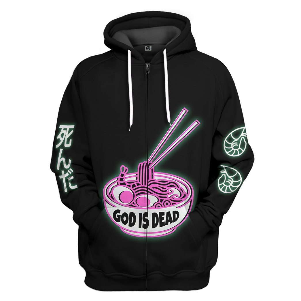 Gearhumans GearHuman 3D God is Dead Glow In The Dark Jumper Custom Shi