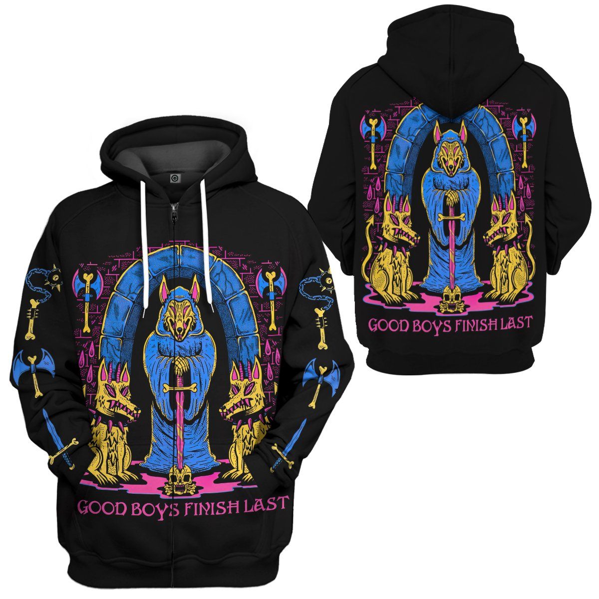Gearhumans 3D Good Boys Finish Last Custom Hoodie Apparel