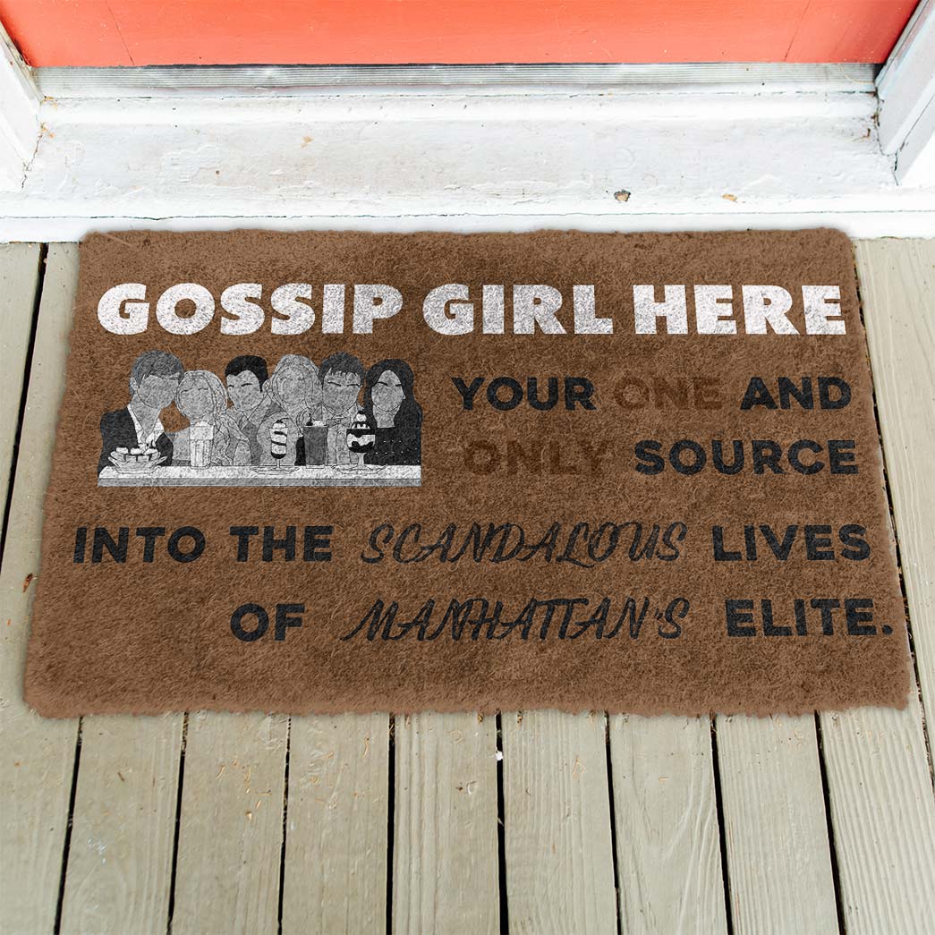 Gearhuman 3D Gossip Girl Here Doormat GB04035 Doormat