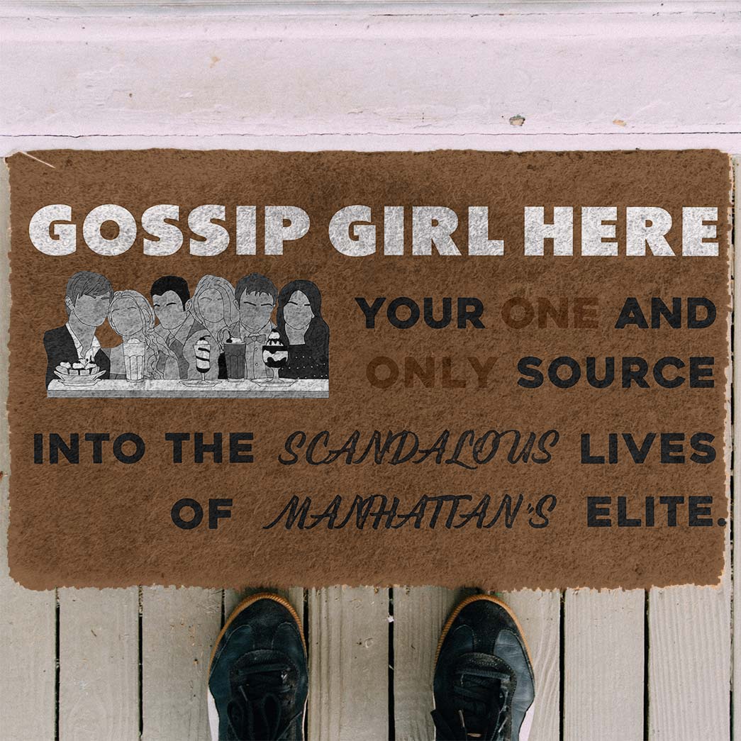 Gearhuman 3D Gossip Girl Here Doormat GB04035 Doormat