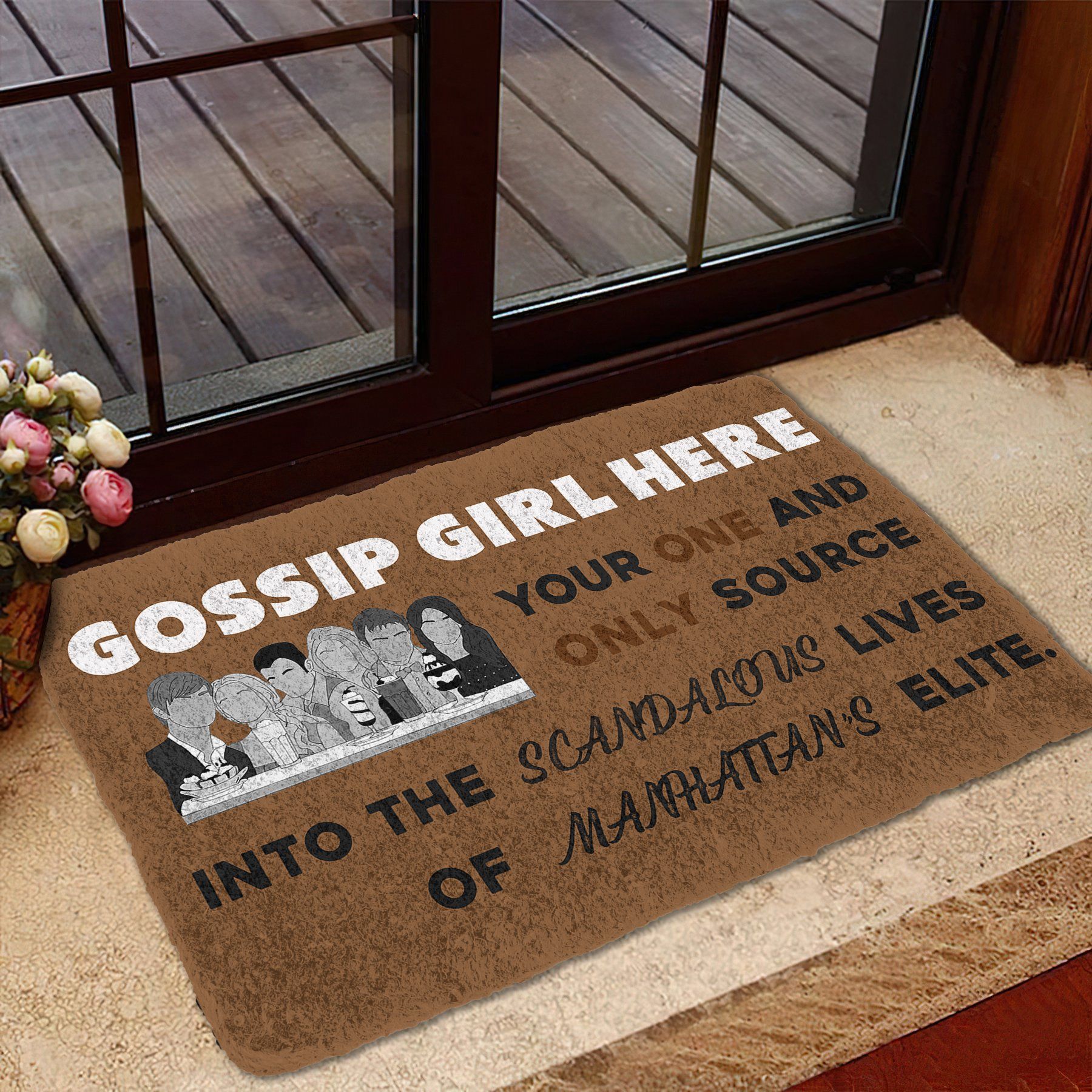 Gearhuman 3D Gossip Girl Here Doormat GB04035 Doormat