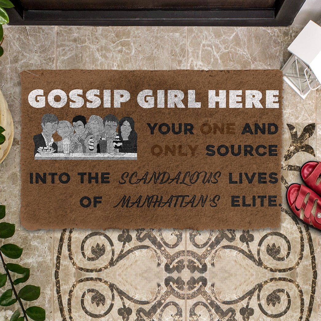 Gearhuman 3D Gossip Girl Here Doormat GB04035 Doormat