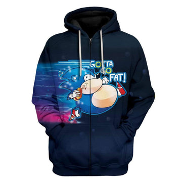 Gearhumans 3D Gotta Go Fat Custom Hoodies Apparel