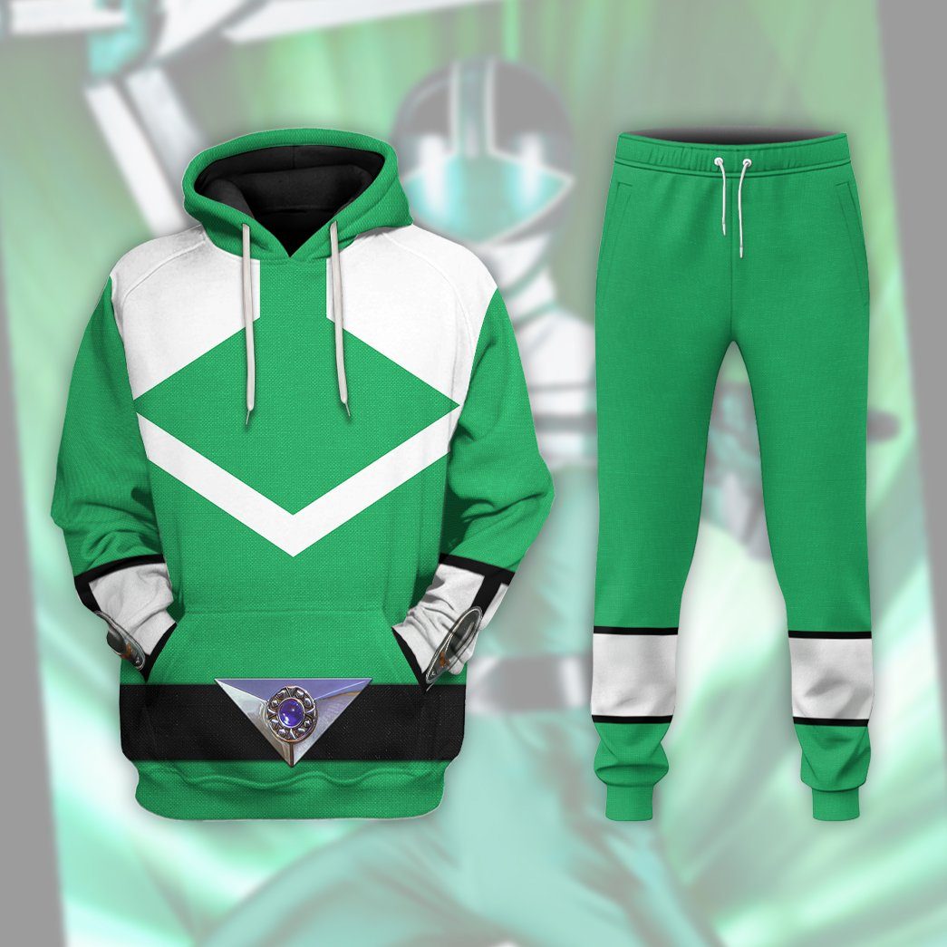 Gearhuman 3D Green Power Rangers Time Force Sweatpants GB150110 Sweatpants 