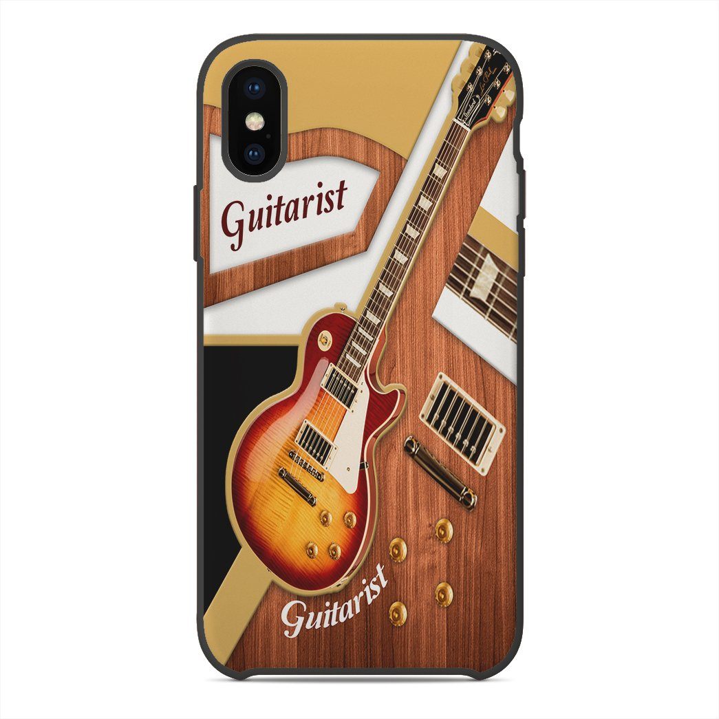 Gearhuman 3D Guitarist Custom Phonecase GB16011 Glass Phone Case Iphone X 