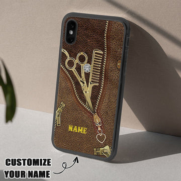 Gearhumans 3D Hairstylist Custom Name Phonecase