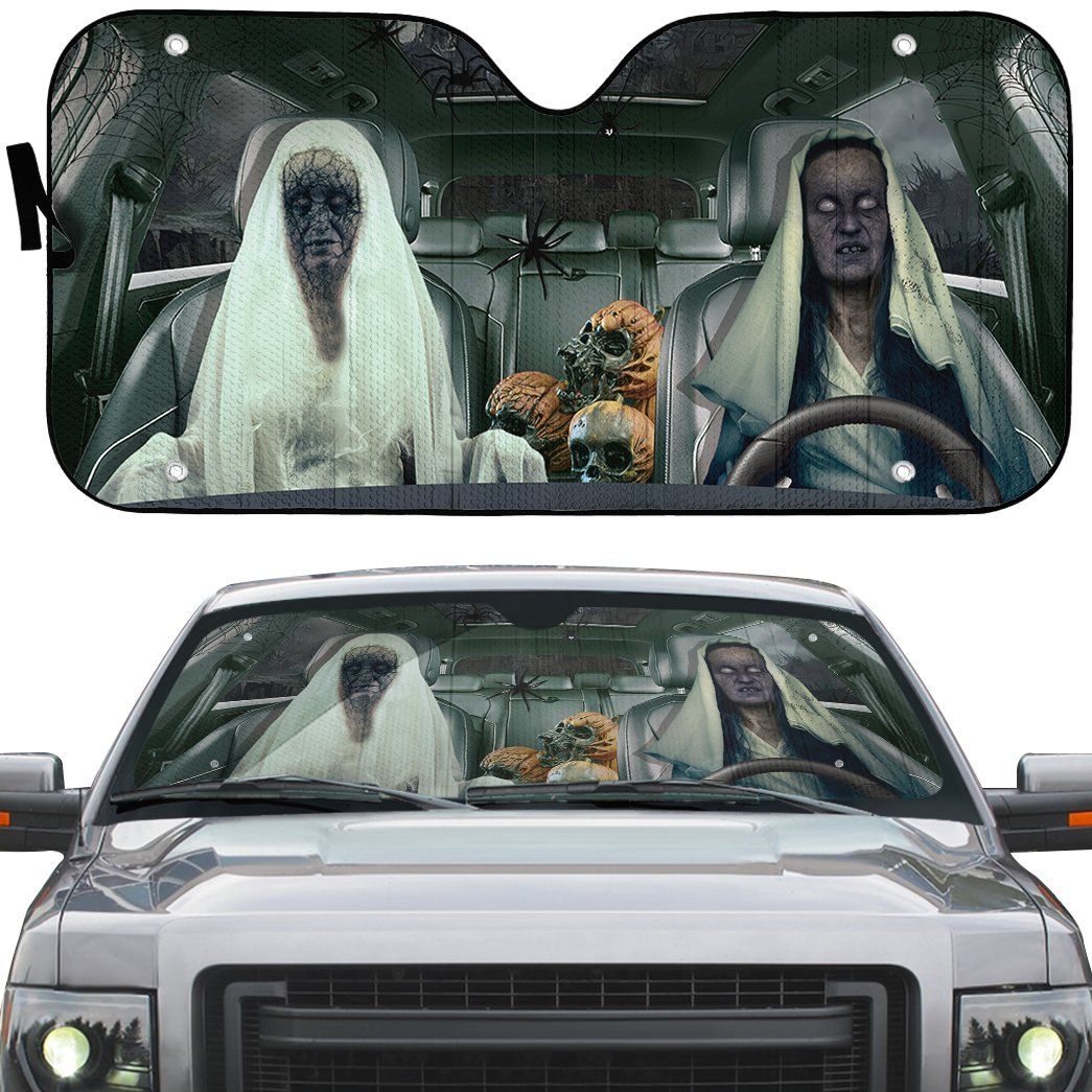 Gearhuman 3D Halloween Ghost Custom Car Auto Sunshade GL24084 Auto Sunshade 