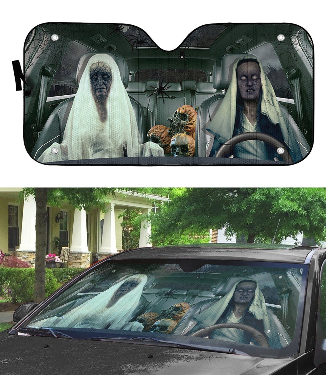 Gearhuman 3D Halloween Ghost Custom Car Auto Sunshade GL24084 Auto Sunshade 