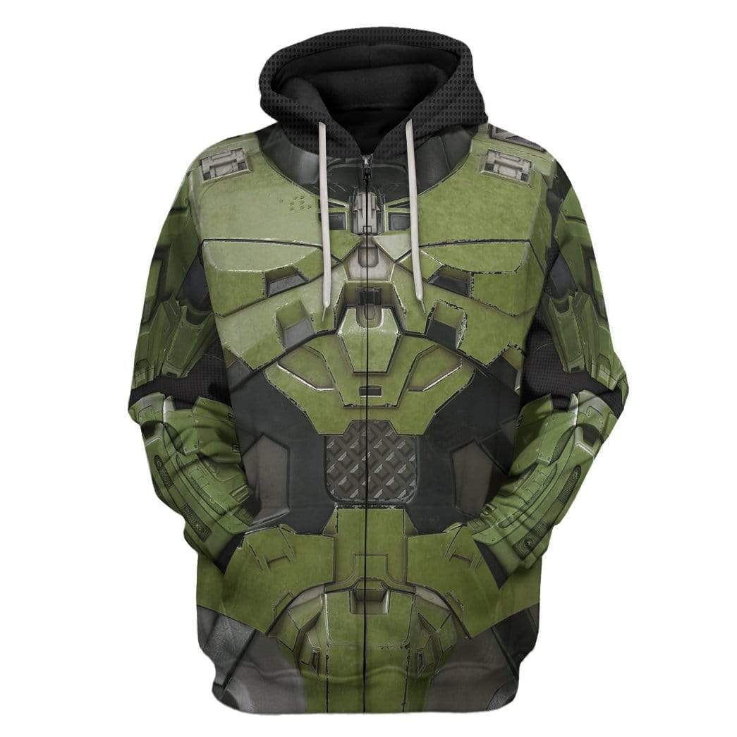 gear hoodies Gearhumans 3D Halo Infinite Masterchief Cosplay Custom Hoodie Apparel