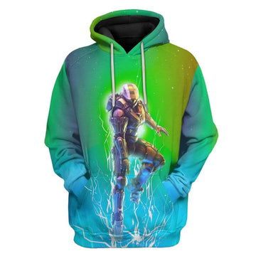 Gearhumans 3D Halo Infinite Masterchief Custom Hoodie Apparel