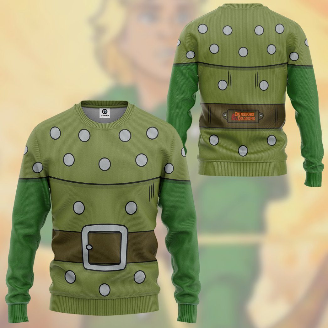 Gearhuman 3D Hank The Ranger Dungeons And Dragon Custom Tshirt Hoodie Apparel GK17021 3D Apparel