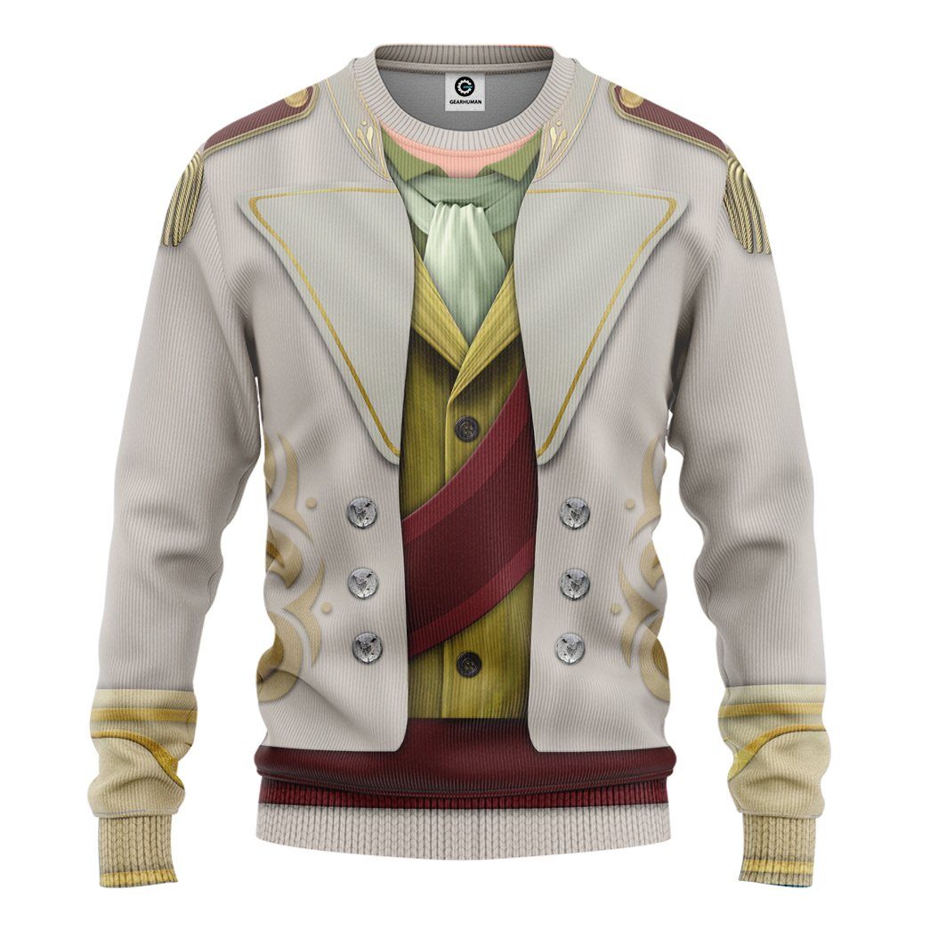 Gearhuman 3D Hans Prince Frozen Custom Tshirt Hoodie Apparel GK30125 3D Apparel Long Sleeve S 