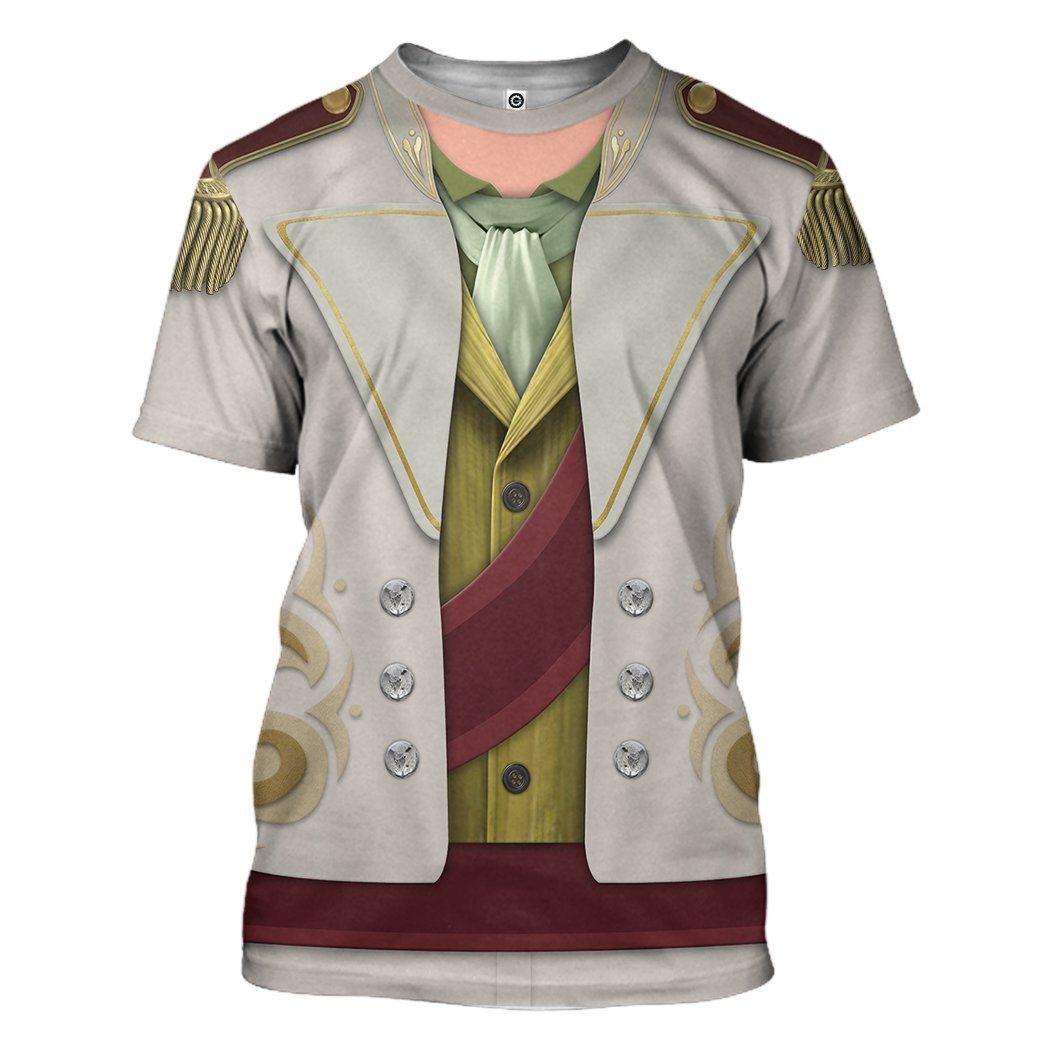 Gearhuman 3D Hans Prince Frozen Custom Tshirt Hoodie Apparel GK30125 3D Apparel T-Shirt S 