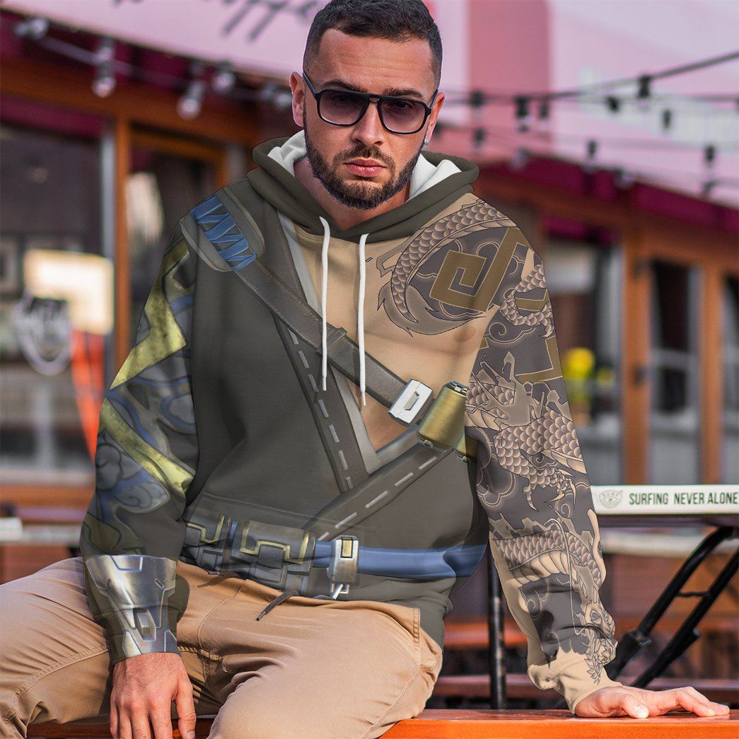 Gearhumans 3D Hanzo Overwatch Custom Tshirt Hoodie Appreal