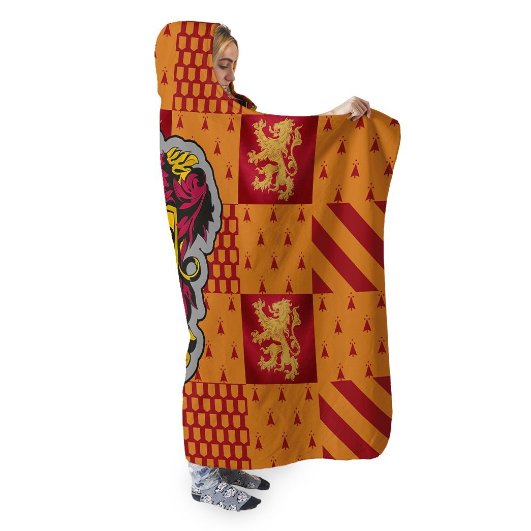 Gearhuman 3D Harry Potter Gryffindor Custom Hooded Blanket CW09123 Hooded Blanket 