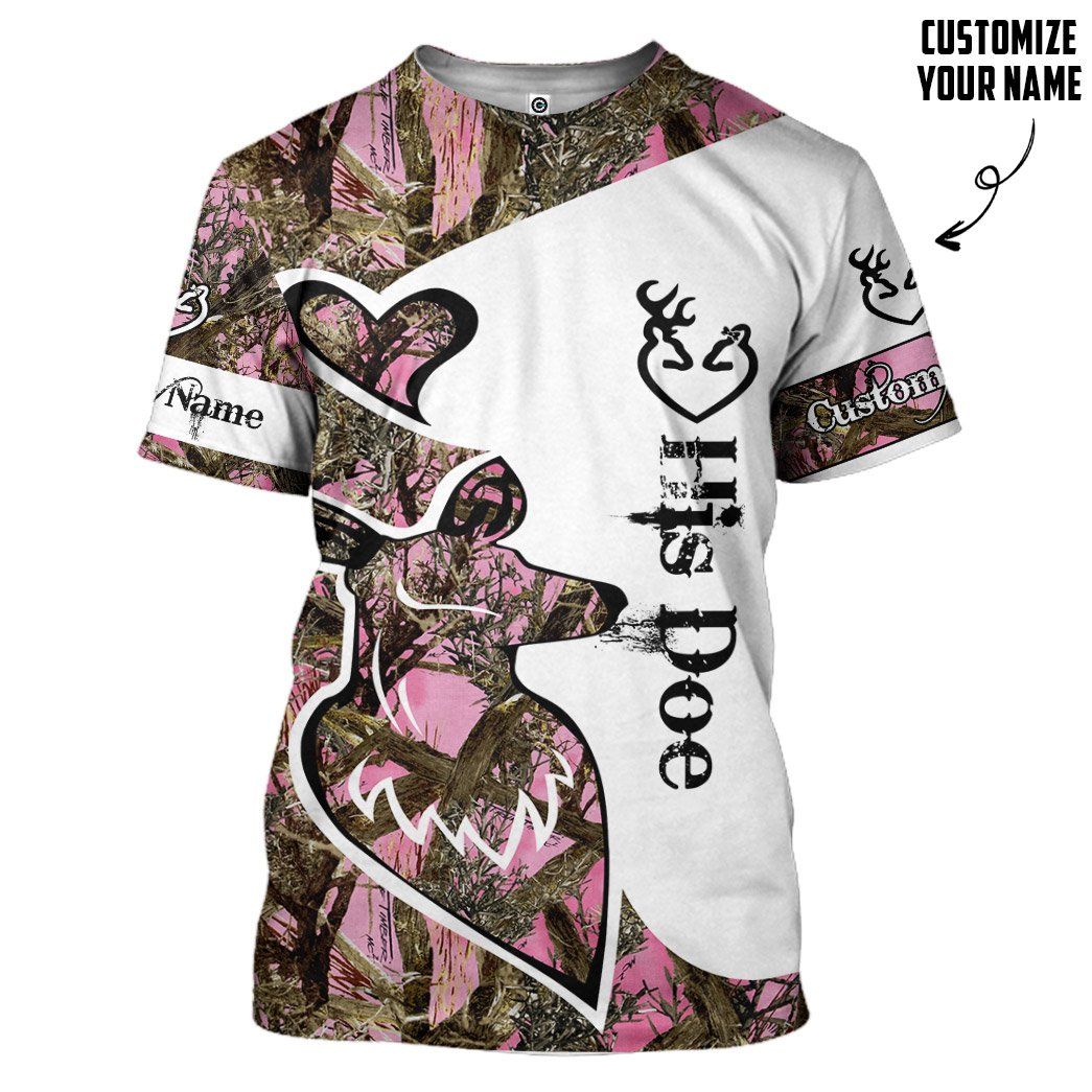 Gearhuman 3D His Doe Valentine Custom Name Tshirt Hoodie Apparel GW11017 3D Apparel T-Shirt S 