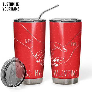 Gearhumans GearHuman 3D Holding Hands Custom Name Tumbler