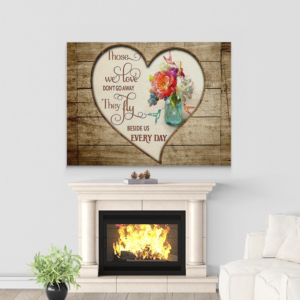 Gearhuman 3D Hummingbird Fly Beside Us Canvas GB03036 Canvas