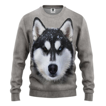 Gearhumans 3D Husky Cosplay Custom Tshirt Hoodie Appreal