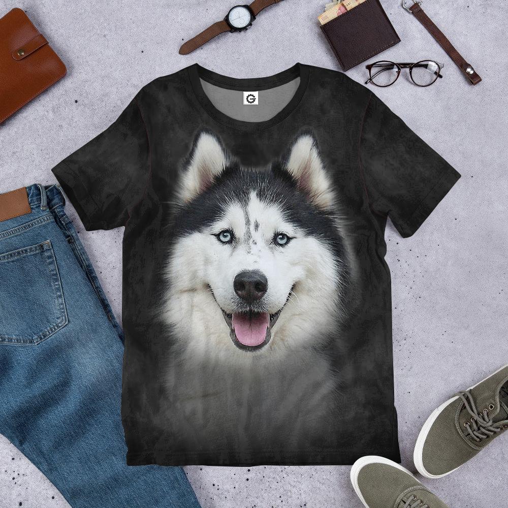 Gearhuman 3D Husky Dog Tshirt Hoodie Apparel GV05034 3D Apparel