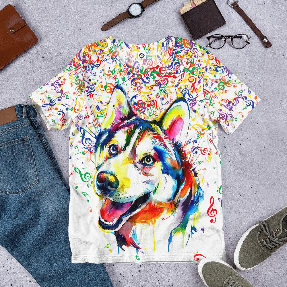 Gearhuman 3D Husky Music Tshirt Hoodie Apprarel GB100314 3D Apparel