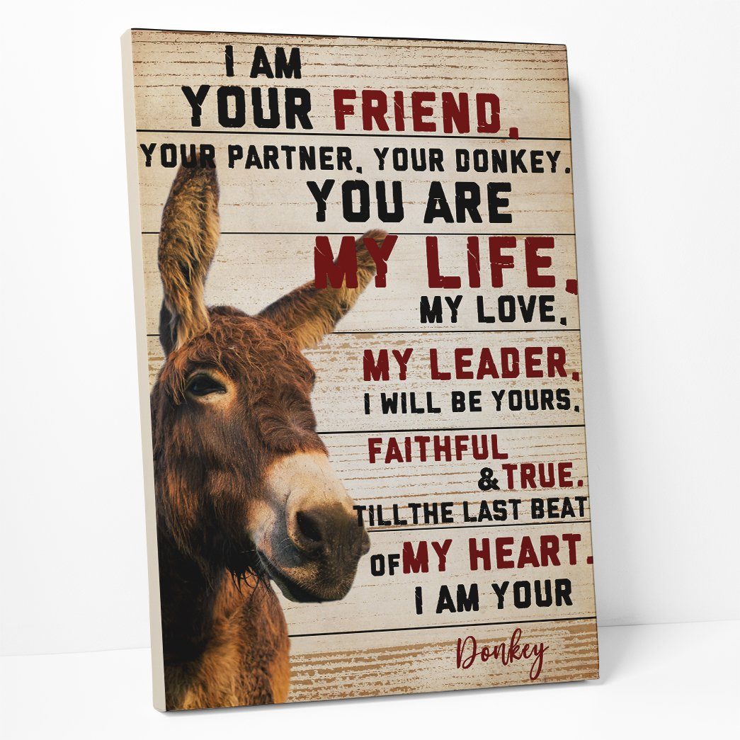 Gearhuman 3D I Am Your Donkey Canvas GB04032 Canvas