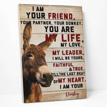 Gearhumans 3D I Am Your Donkey Canvas