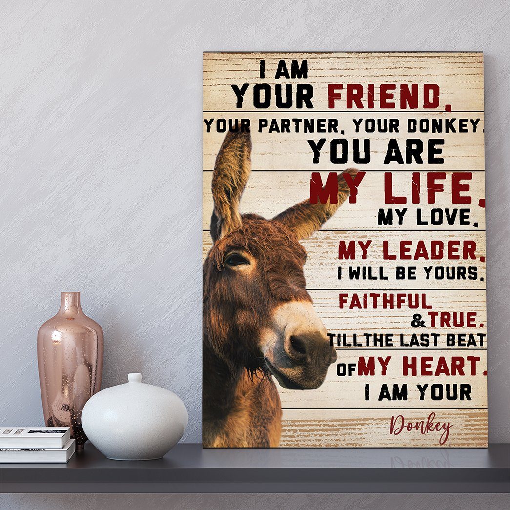 Gearhuman 3D I Am Your Donkey Canvas GB04032 Canvas