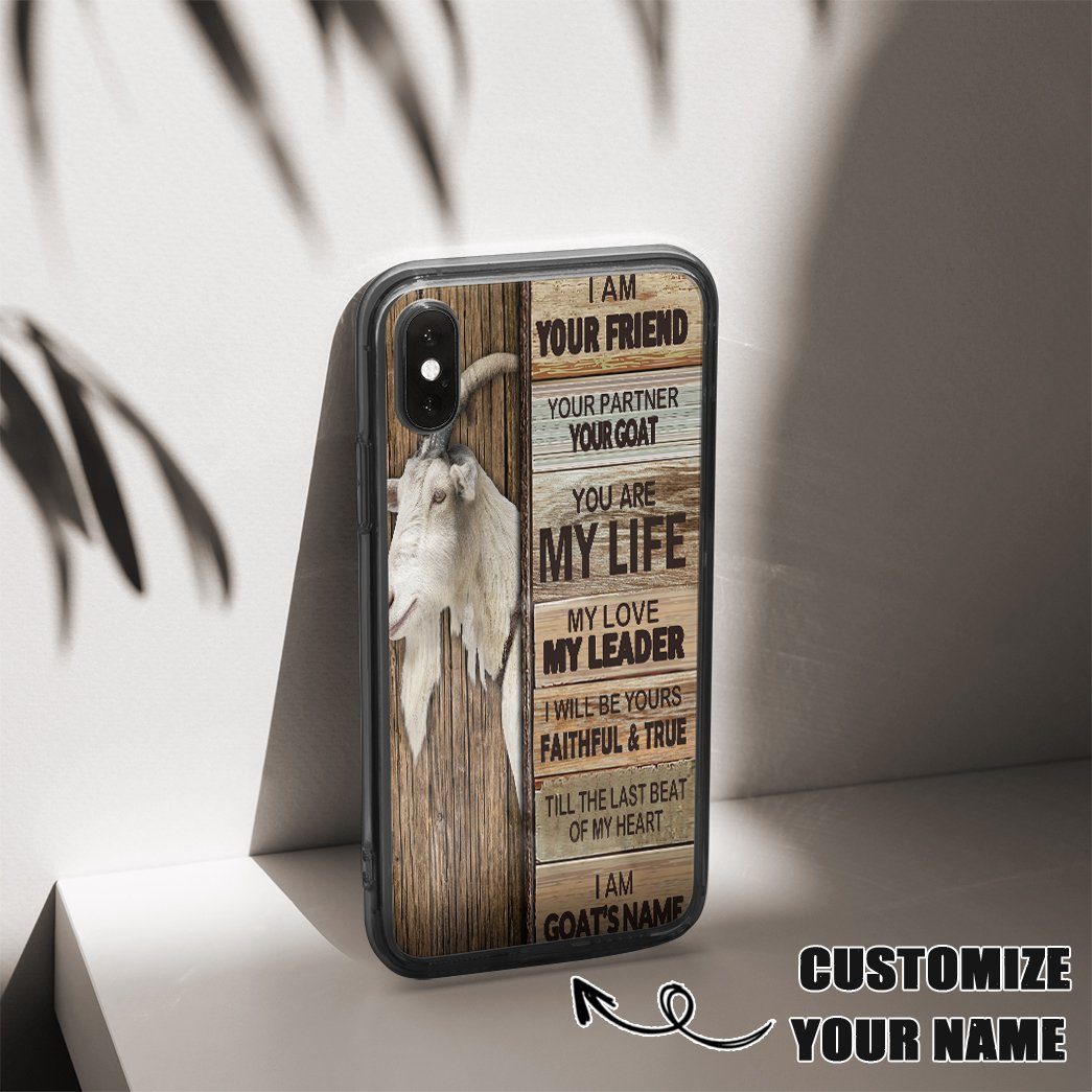 Gearhuman 3D I Am Your Friend Goat Custom Name Phonecase GB11122 Glass Phone Case 