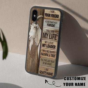 Gearhumans 3D I Am Your Friend Goat Custom Name Phonecase