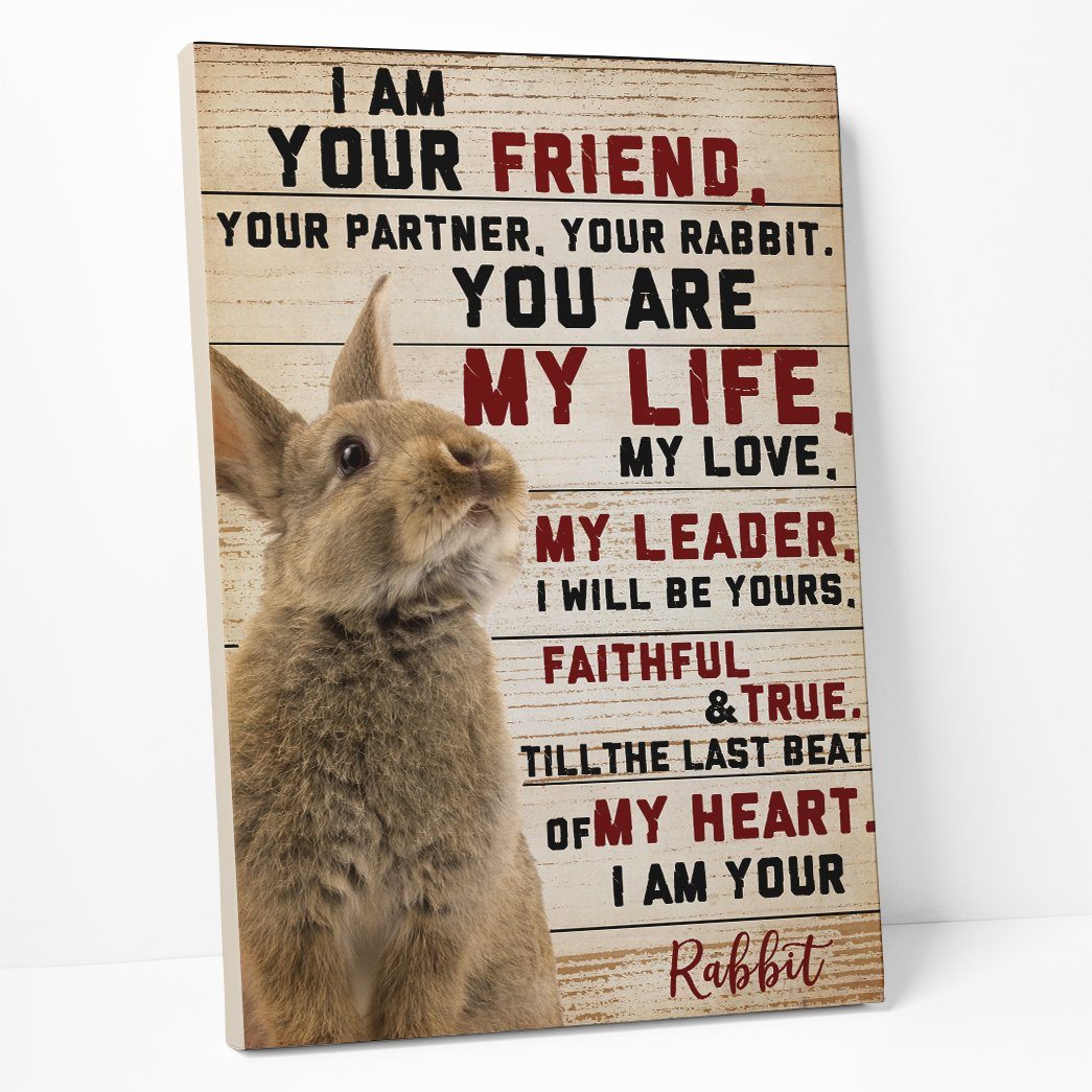 Gearhuman 3D I Am Your Rabbit Canvas GB04033 Canvas