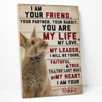 Gearhumans 3D I Am Your Rabbit Canvas