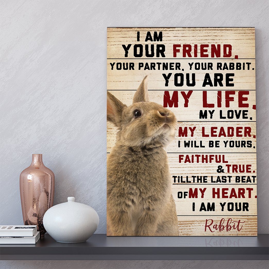 Gearhuman 3D I Am Your Rabbit Canvas GB04033 Canvas