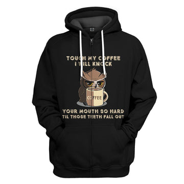 Gearhumans 3D I Will Knock Your Mouth Hoodie Apparel