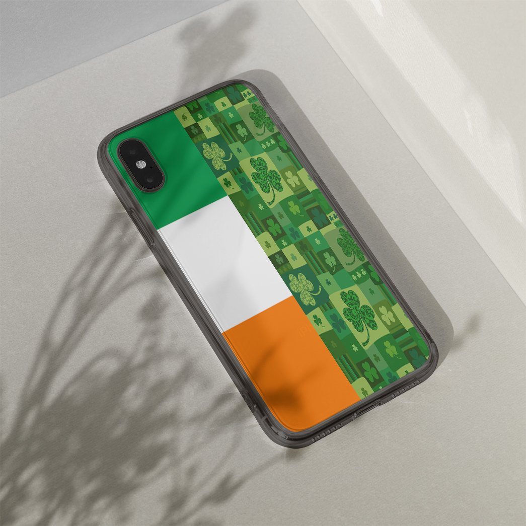 Gearhuman 3D Irish St Patrick Day Custom Phonecase GB24022 Glass Phone Case