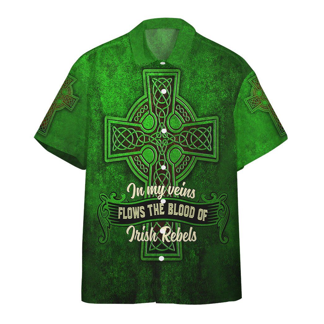 Gearhuman 3D Irish St.Patrick Day Tshirt Hoodie Apparel GV180219 3D Apparel Short Sleeve Shirt S
