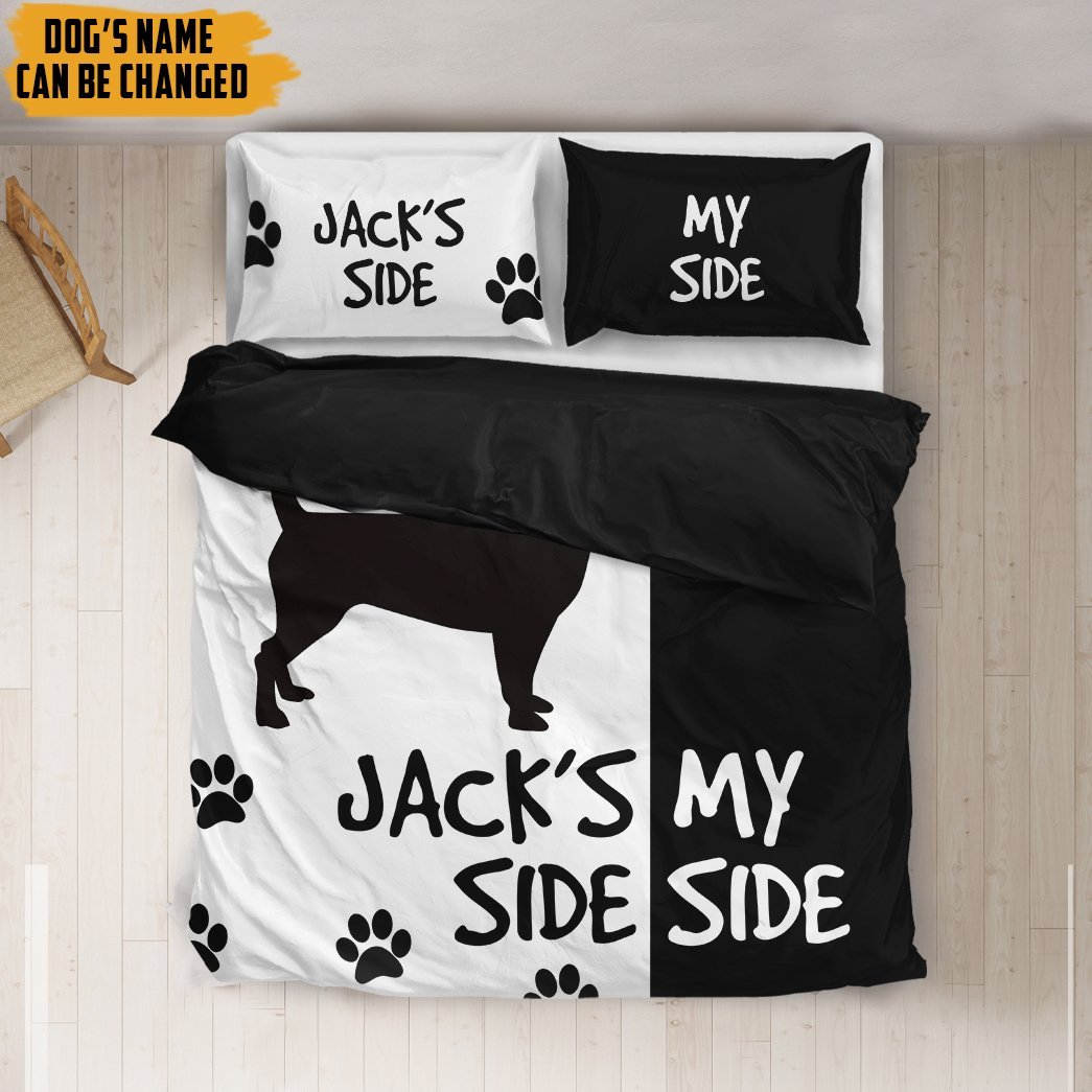 Gearhuman 3D Jack Russell Terriers Side My Side Custom Name Bedding Set GW11039 Bedding Set