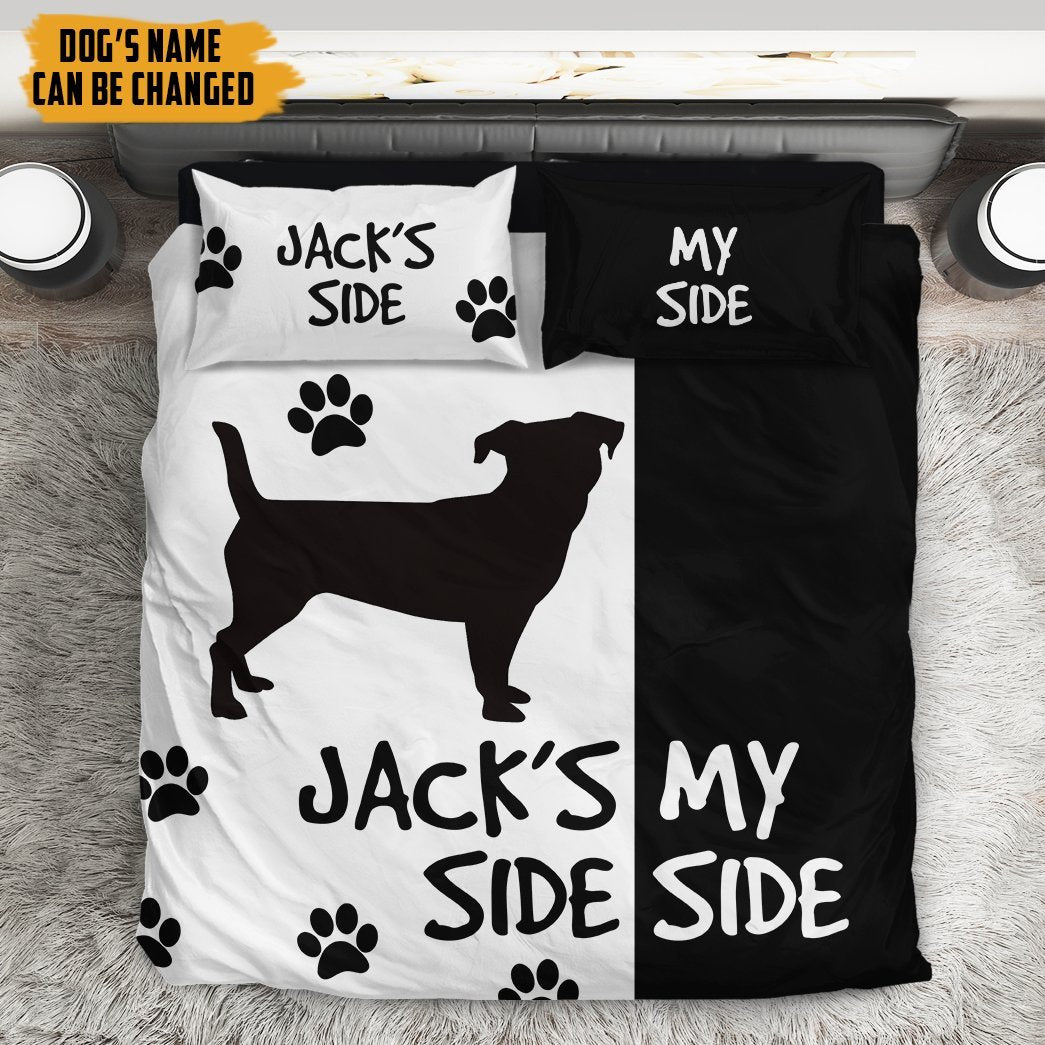 Gearhuman 3D Jack Russell Terriers Side My Side Custom Name Bedding Set GW11039 Bedding Set