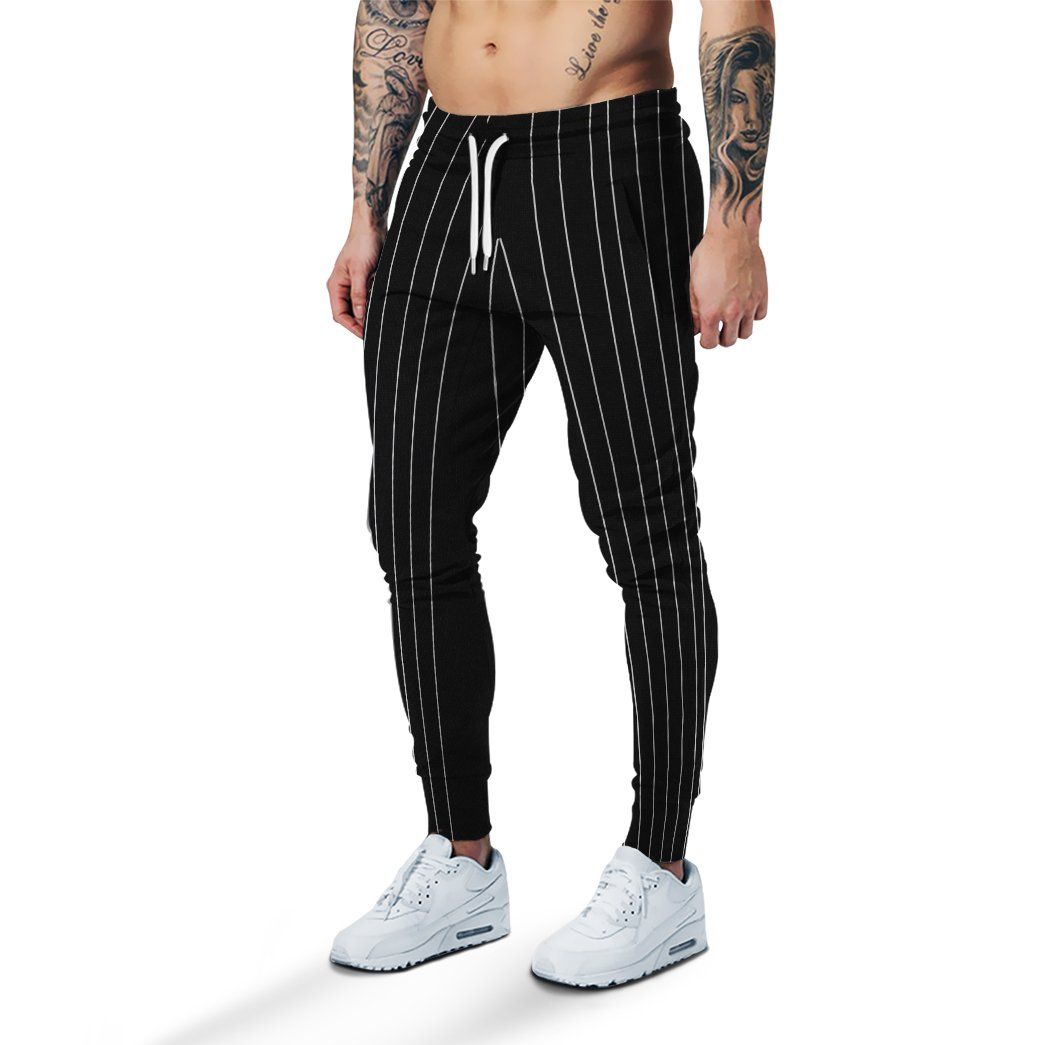 Gearhuman 3D Jack Skellington Halloween Cosplay Custom Sweatpants Apparel GV21085 Sweatpants Sweatpants S 