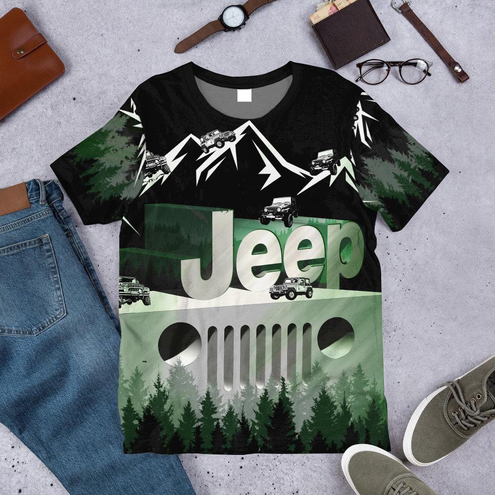 Gearhuman 3D Jeep Tshirt Hoodie Apparel ZZ2705214 3D Apparel 