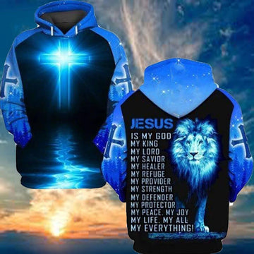 Gearhumans 3D Jesus Is My Everything Custom Tshirt Hoodie Apparel